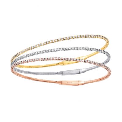 2.00ctw Diamond Flexible Tennis Bangle