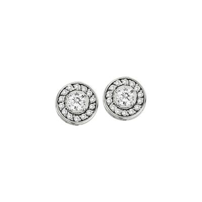 14k Diamond Earring