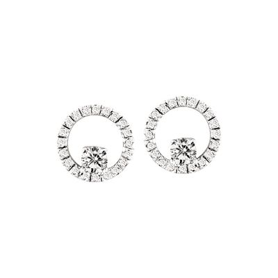 14k Diamond Earring