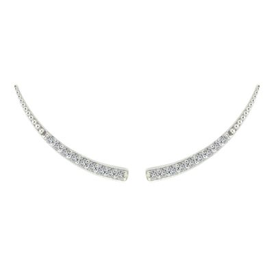 14k Diamond Ear Crawler