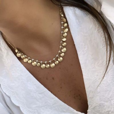 Bella Dangle 14k & Diamond Necklace