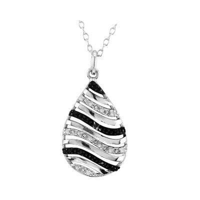 Sterling Silver and Diamond Pendant
