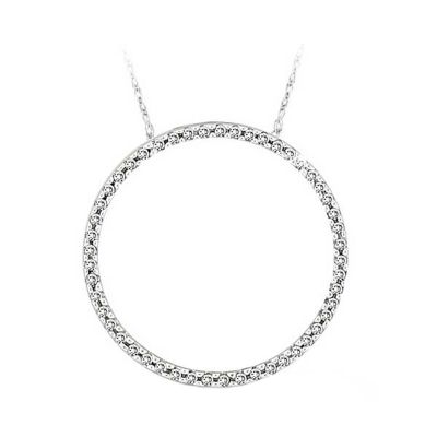 Diamond Circle Pendant