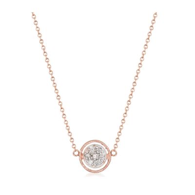 14k 0.12ctw Diamond Pendant 