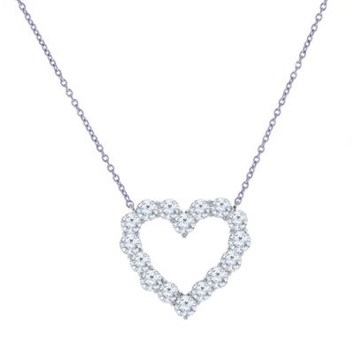 14k 0.33ctw Diamond Heart Pendant