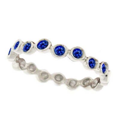 14k Sapphire Stackable Ring