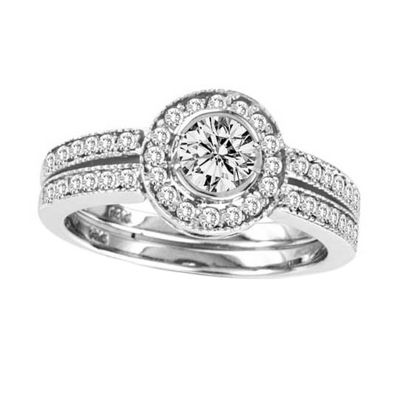 14k Diamond Engagement Ring