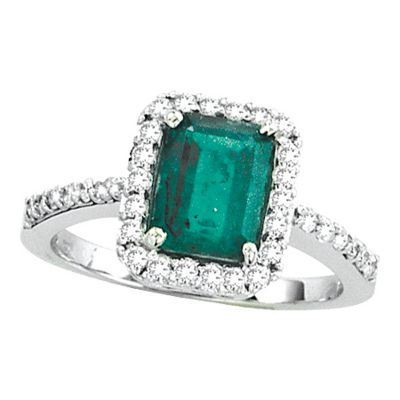 Emerald and Diamond Ring