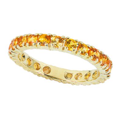 14k Yellow Sapphire Stackable Ring