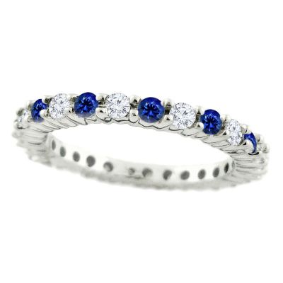 14k Sapphire Stackable Ring