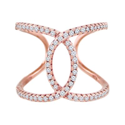 14k Diamond Trend Ring