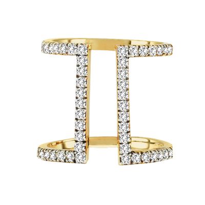 14k Diamond Trend Ring