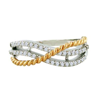 14k Diamond Trend Ring