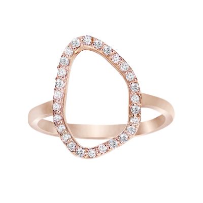 14k Diamond Trend Ring