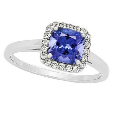 14k Tanzanite and Diamond Ring
