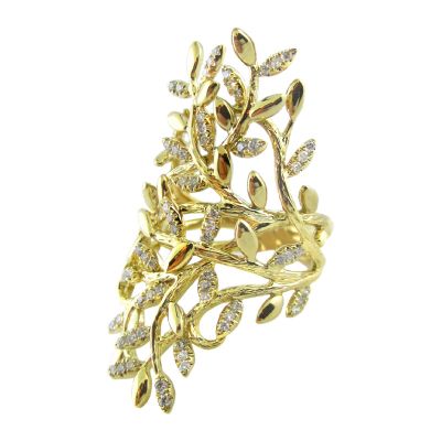 18k .53ctw Diamond Ring