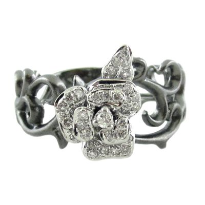 18k .25ctw Diamond Ring