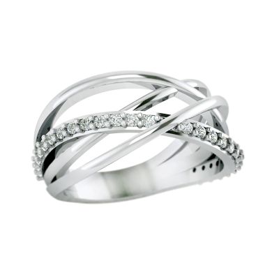 14k Diamond Trend Ring