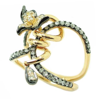 18k .60ctw Diamond Ring