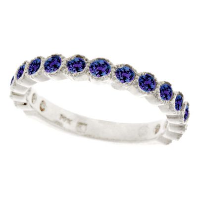 14k Sapphire Stackable Ring