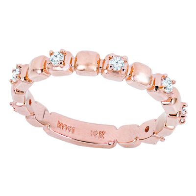 14k Diamond Stackable Ring