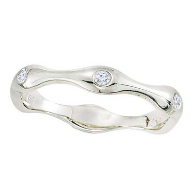 14k Diamond Stackable Ring
