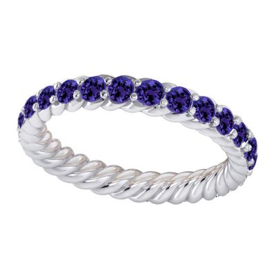 14k Sapphire Stackable Ring
