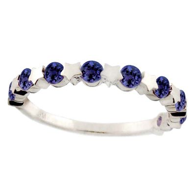14k Sapphire Stackable Ring