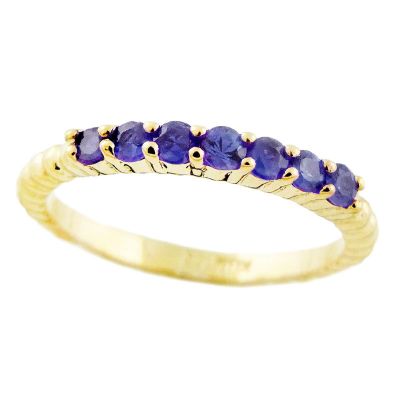 14K Sapphire Stackable Ring