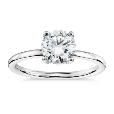 Platinum Diamond Bridal Semi-mount Ring