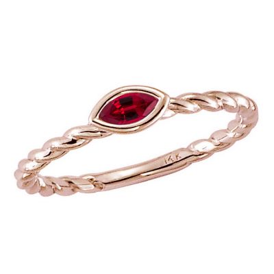 14K Ruby Ring