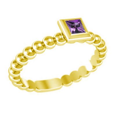 14k Amethyst Ring