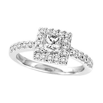 14k Diamond Engagement Ring