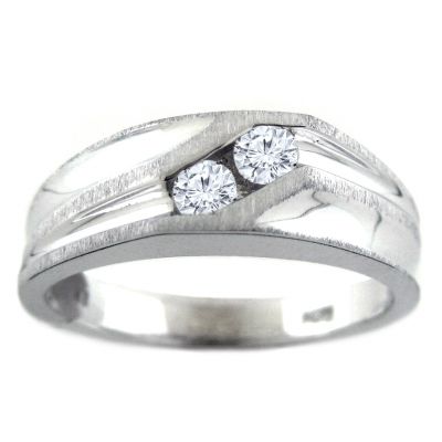 14k Gold Diamond Men's Ring